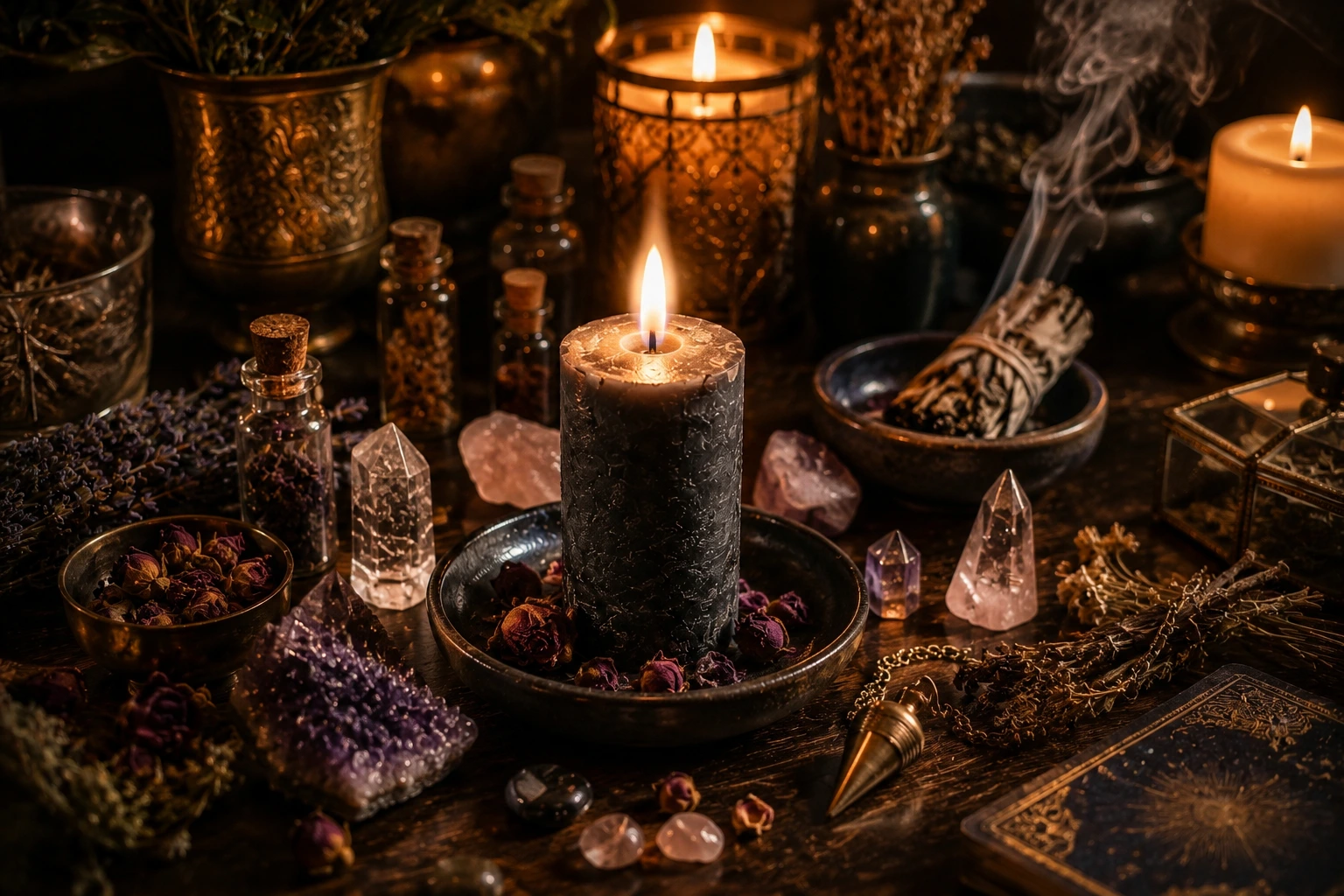 Étude personnalisée avant un rituel magique Accompagnement personnalisé pour un rituel magique adapté à chaque situation